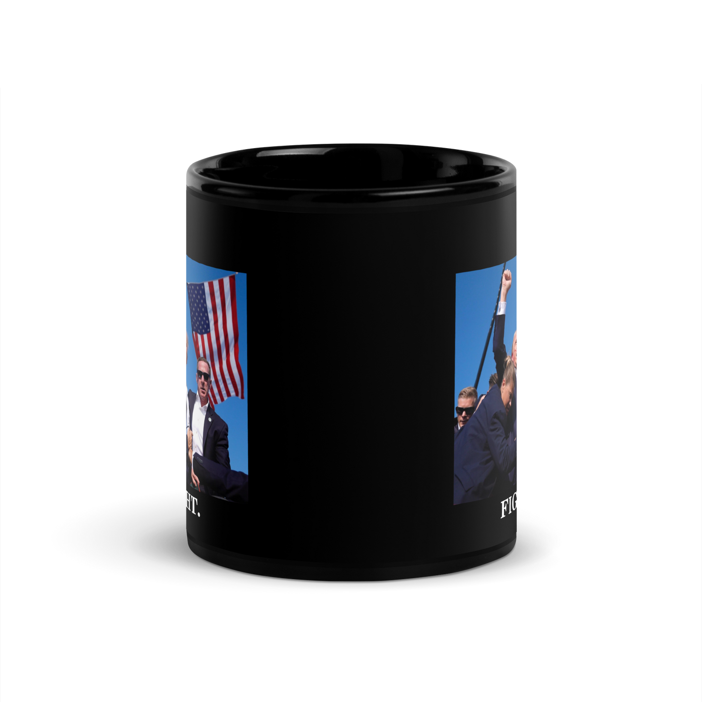 Trump Fight Mug (Black)