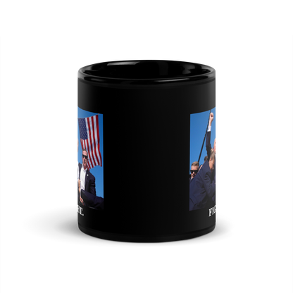 Trump Fight Mug (Black)