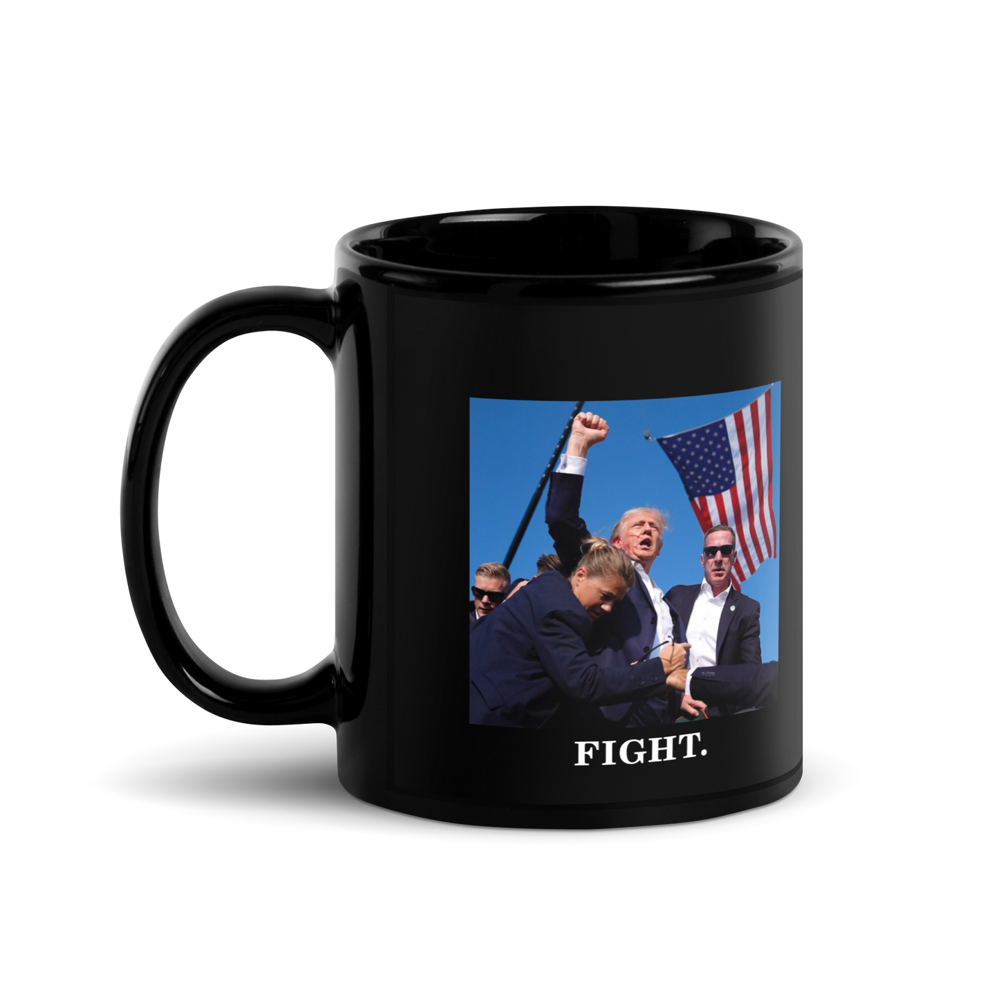 Trump Fight Mug (Black)