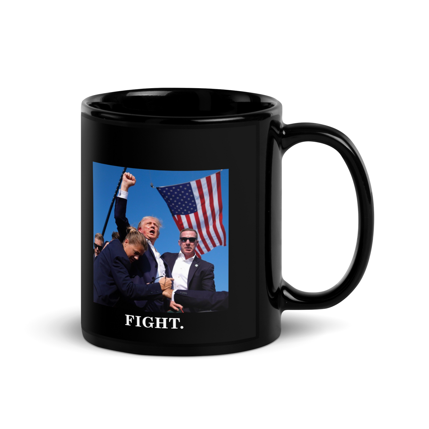 Trump Fight Mug (Black)