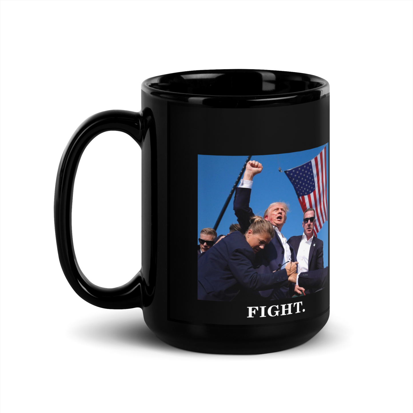 Trump Fight Mug (Black)