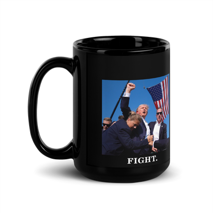 Trump Fight Mug (Black)