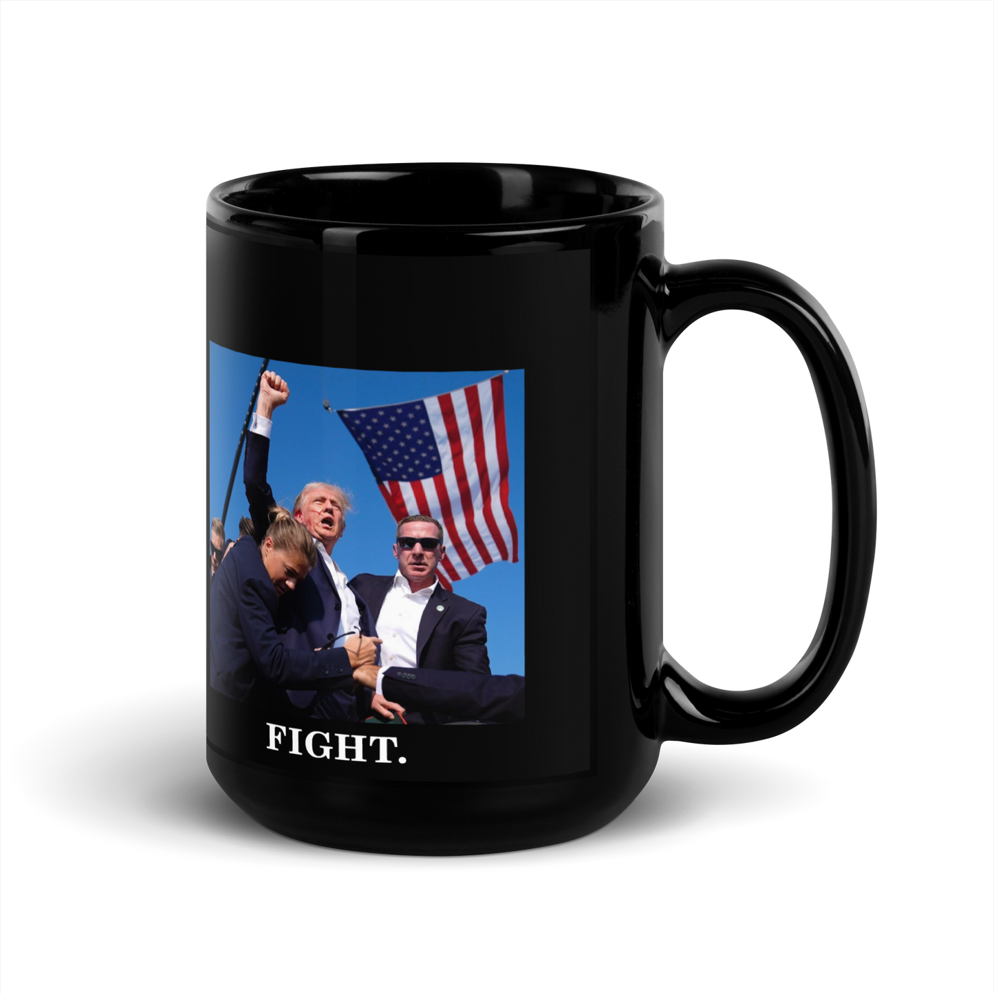 Trump Fight Mug (Black)