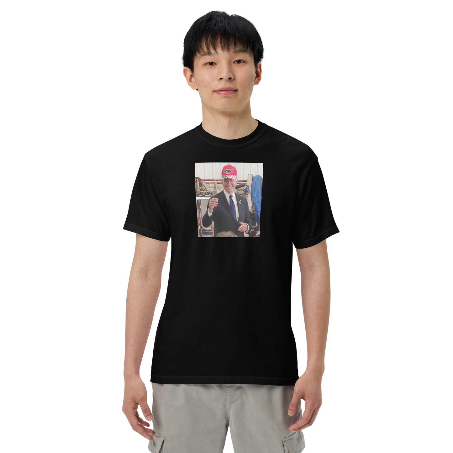 Biden Trump Hat Photo Shirt