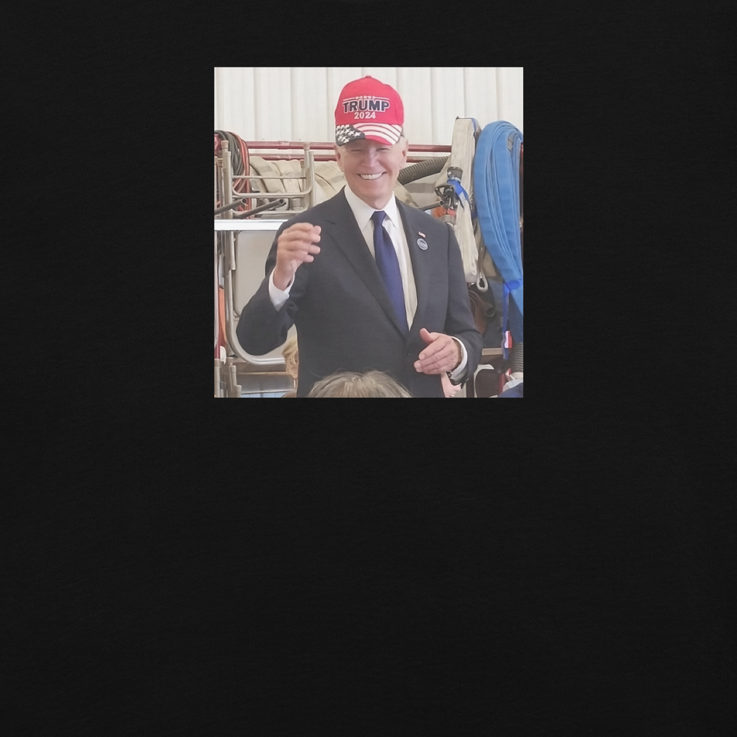 Biden Trump Hat Photo Shirt