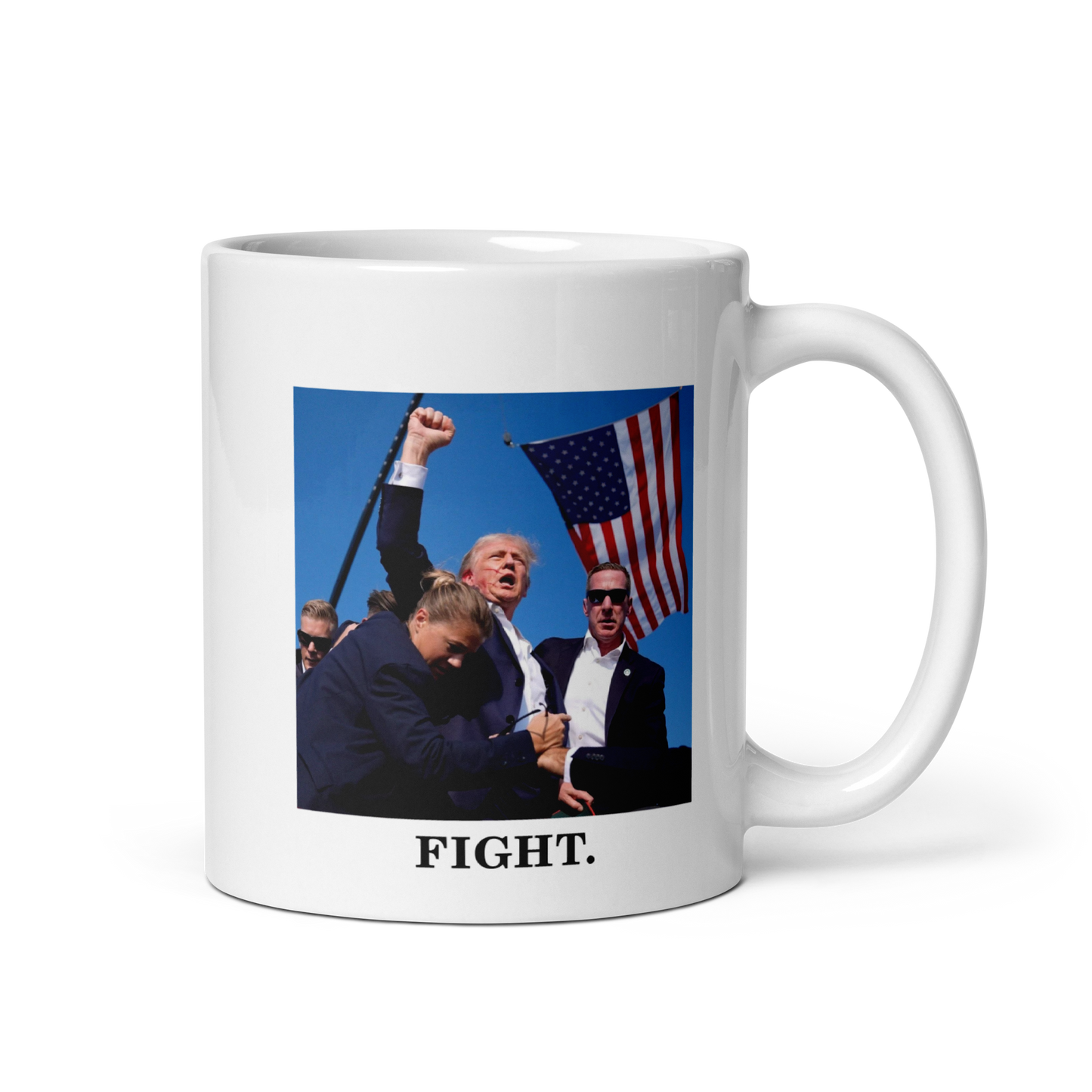 Trump Fight Mug (White)