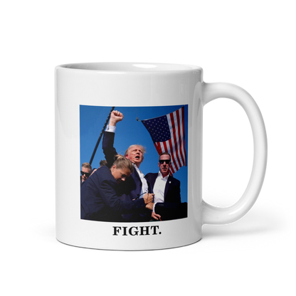 Trump Fight Mug (White)