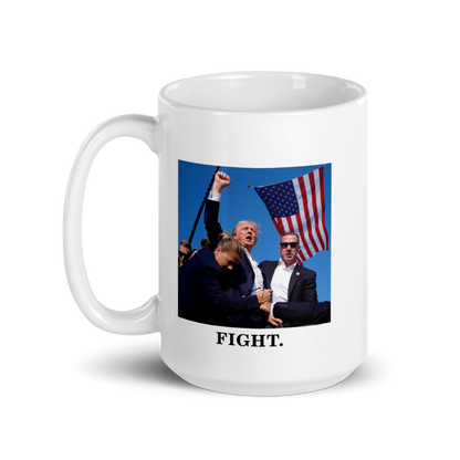 Trump Fight Mug (White)