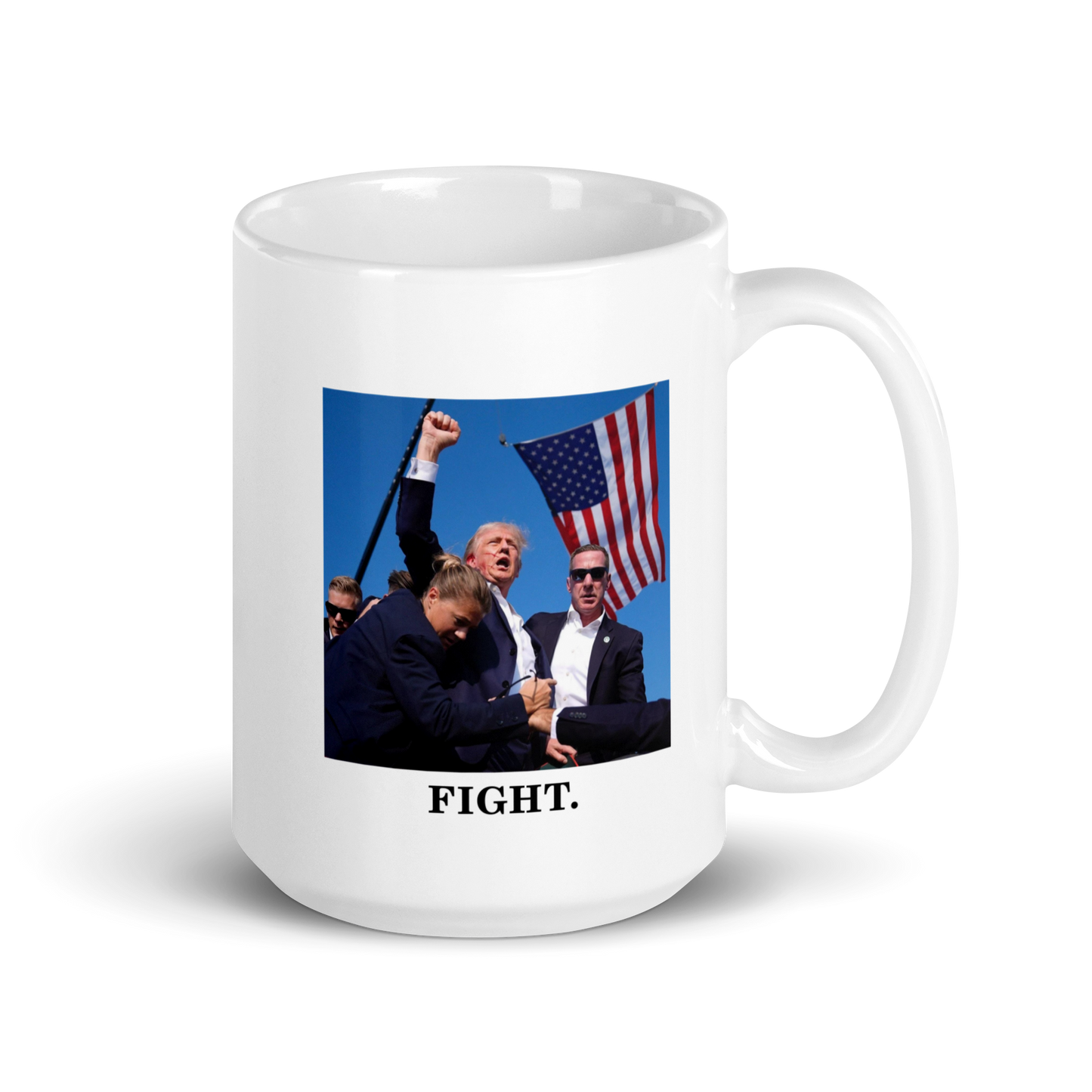 Trump Fight Mug (White)