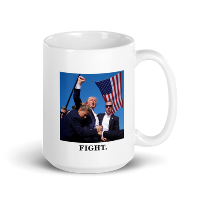 Trump Fight Mug (White)