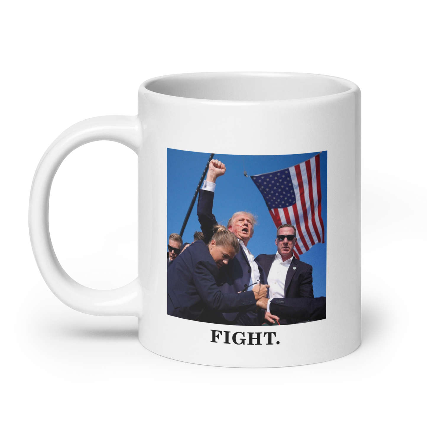 Trump Fight Mug (White)