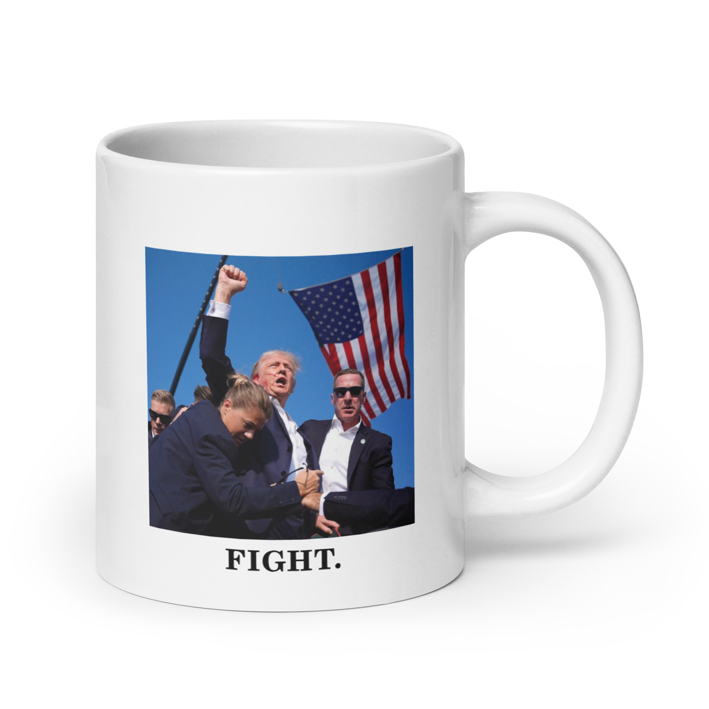 Trump Fight Mug (White)