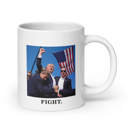 Trump Fight Mug (White)